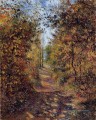 un chemin dans les bois pontoise 1879 Camille Pissarro